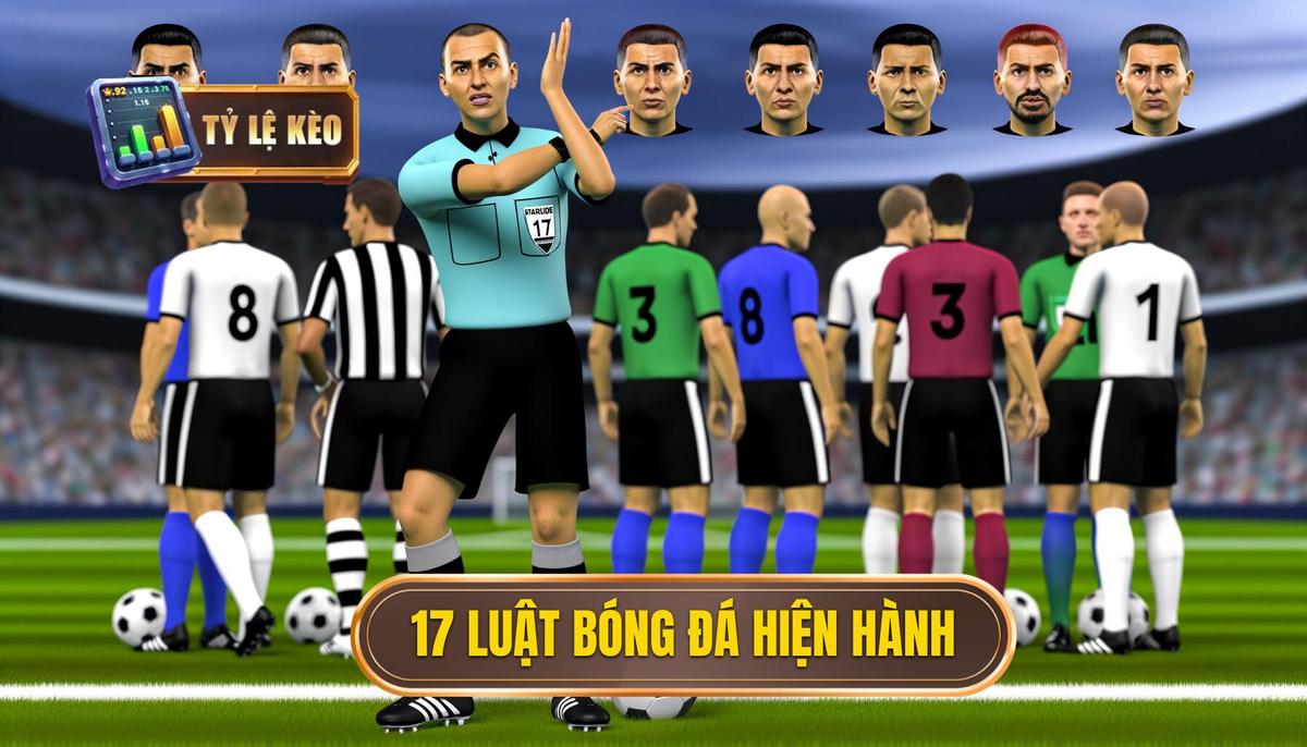 Danh sách 17 luật bóng đá hiện hành