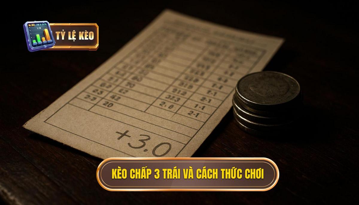 Kèo Chấp 3 Trái Là Gì và Cơ Chế Thắng Thua
