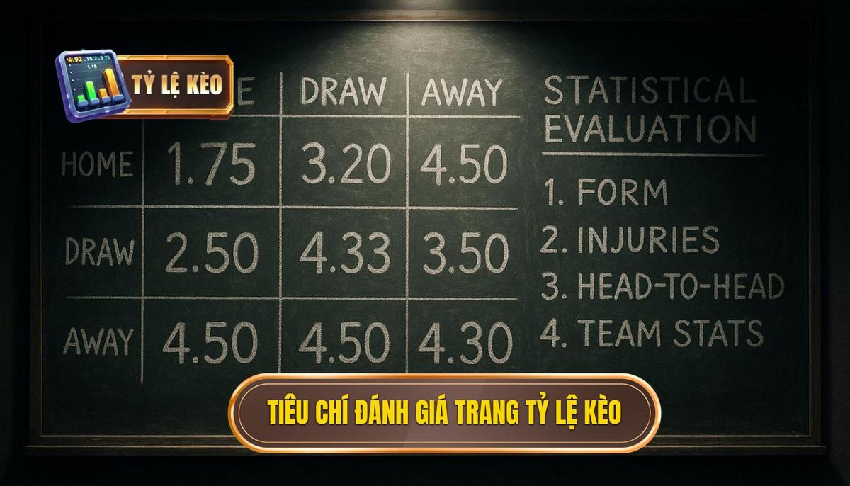 Tiêu chí đánh giá một trang tỷ lệ kèo uy tín và chuyên nghiệp