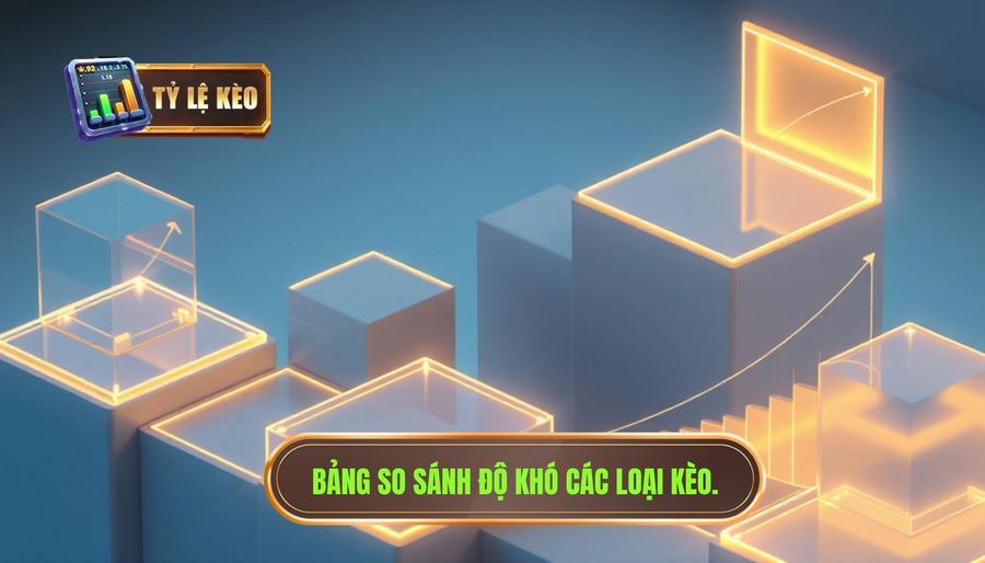 Bảng so sánh các loại kèo dựa trên độ khó và tỷ lệ thắng